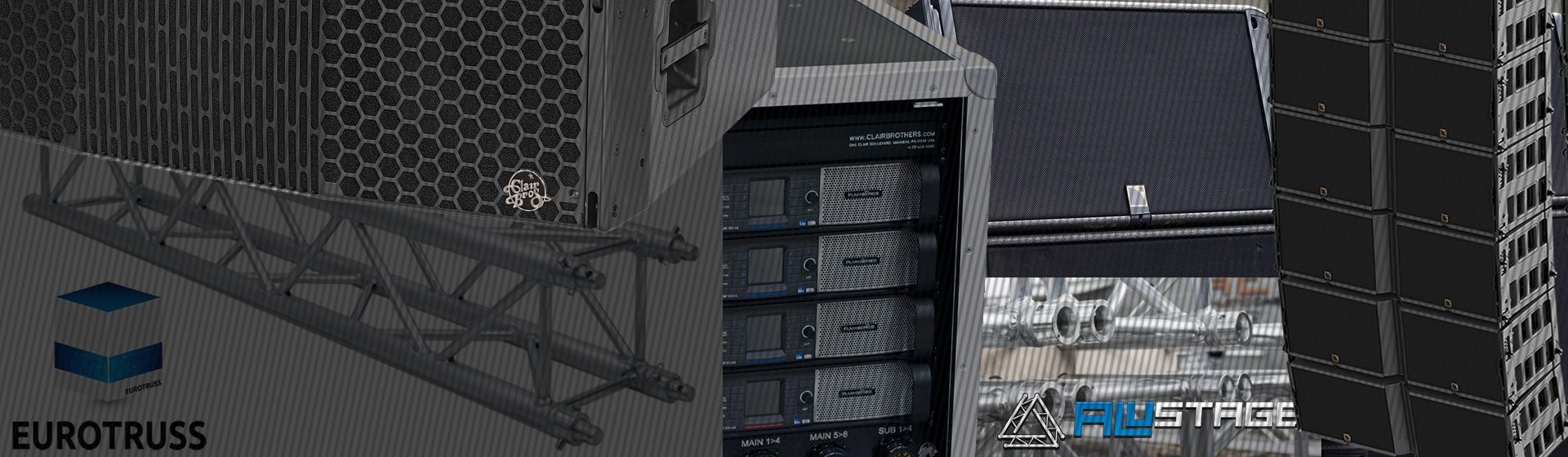 Eurotruss, Clair Brothers and Alustage equipment